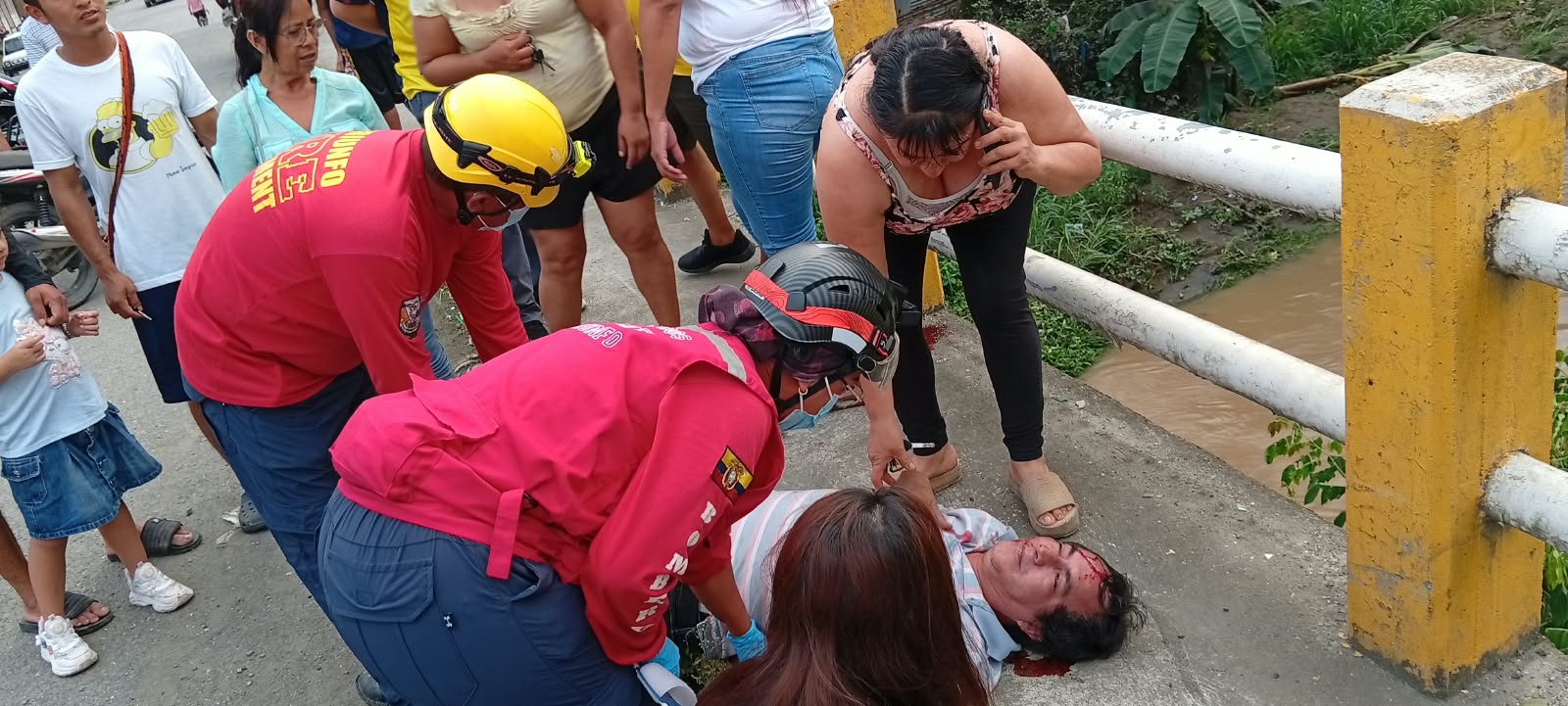 Traslado al Hospital El Triunfo